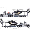 Majorette - Police Mack Truck With Helicopter